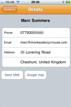 Infused monkey iphone App - Contact Details